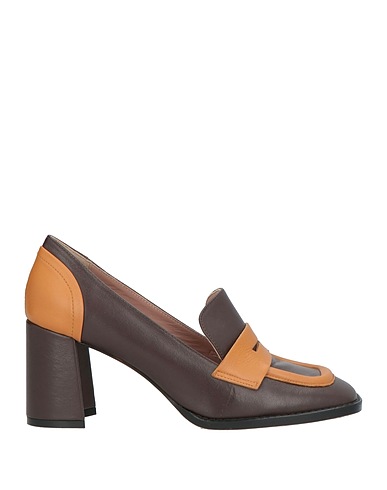 CHEVILLE Loafers Dark brown Soft Leather