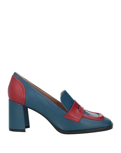 CHEVILLE Loafers Slate blue Soft Leather