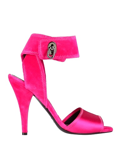 TOM FORD Sandals Fuchsia Viscose, Silk