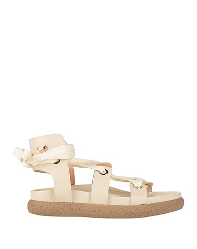 TUA BY BRACCIALINI Sandals Beige Textile fibers