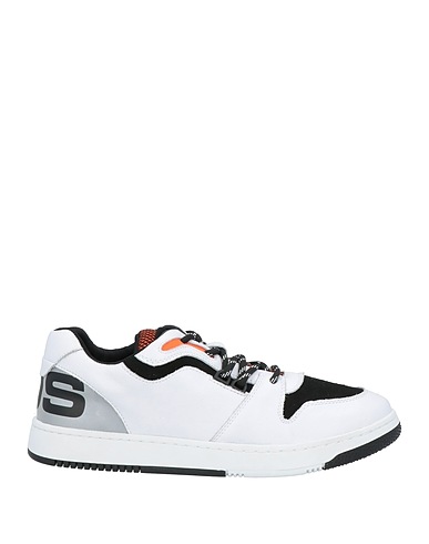 PACIOTTI 4US Sneakers White Leather, Textile fibres