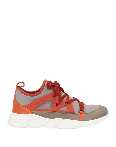 BRUNELLO CUCINELLI Sneakers Khaki Pelle, Fibre tessili