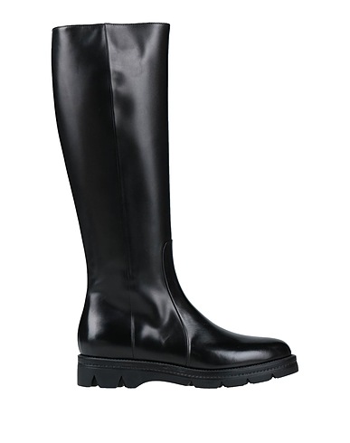 SANTONI Boots Black Soft Leather