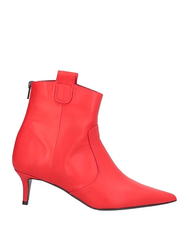 MARC ELLIS Ankle boot Red Soft Leather