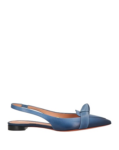 SANTONI Footwear Blue Leather