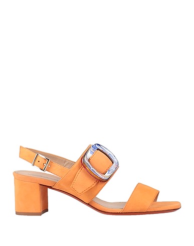 SANTONI Sandals Apricot Leather