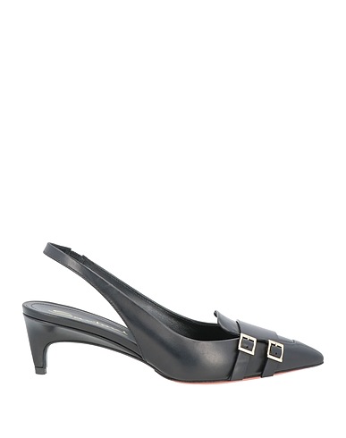 SANTONI Pump Black Soft Leather
