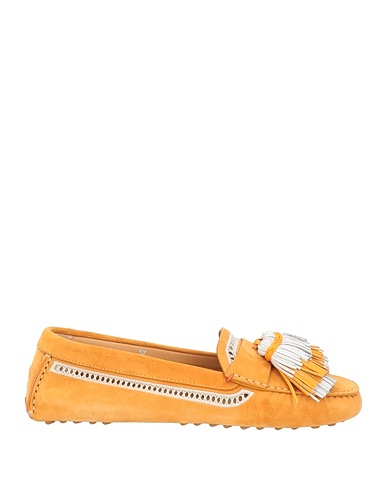 SANTONI Loafers Camel Leather