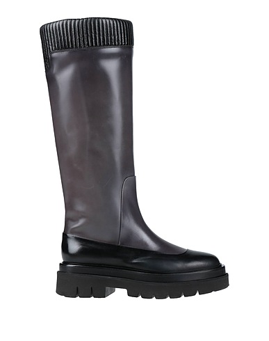SANTONI Boots Lead Soft Leather