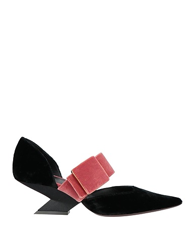 ROBERTO FESTA Pumps Schwarz Gewebefasern