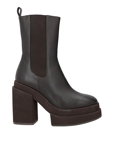 PALOMA BARCELÓ Ankle boot Dark brown Leather