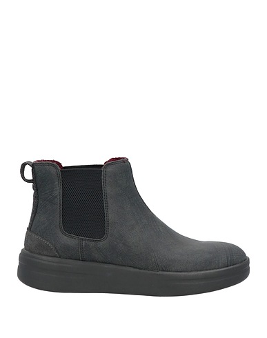 HEY DUDE Ankle boot Black Textile fibres