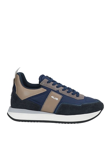 PACIOTTI 4US Sneakers Navy Leather, Textile fibers