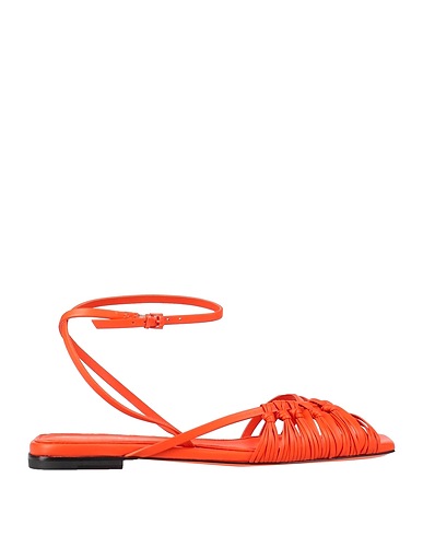 SANTONI Sandals Tomato red Soft Leather