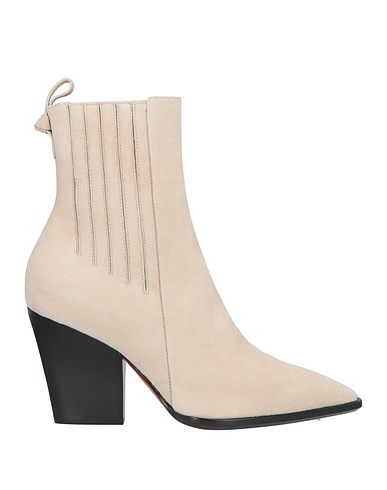 SANTONI Ankle boot Light grey Leather