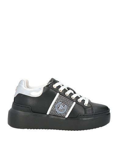 POLLINI Sneakers Black Textile fibres