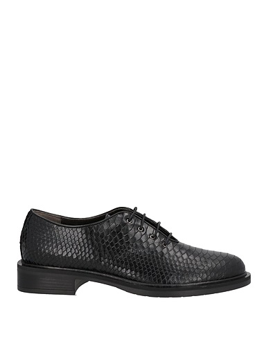 LAURA BELLARIVA Schnürschuhe Schwarz Leder