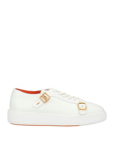 SANTONI Sneakers Off white Soft Leather