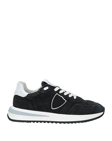 PHILIPPE MODEL Sneakers Black Leather, Textile fibres