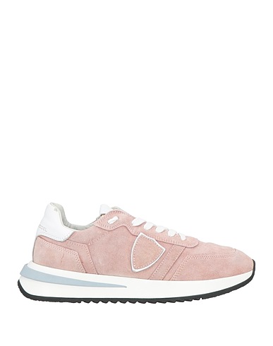 PHILIPPE MODEL Sneakers Antique rose Leather, Textile fibres