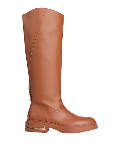LIU •JO Boots Tan Textile fibers