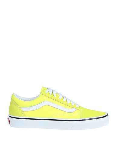 VANS Sneakers Old Skool
 Lime green Leather, Textile fibres