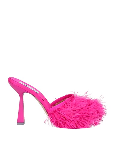 SEBASTIAN Milano Sandals Fuchsia Textile fibres, Feather