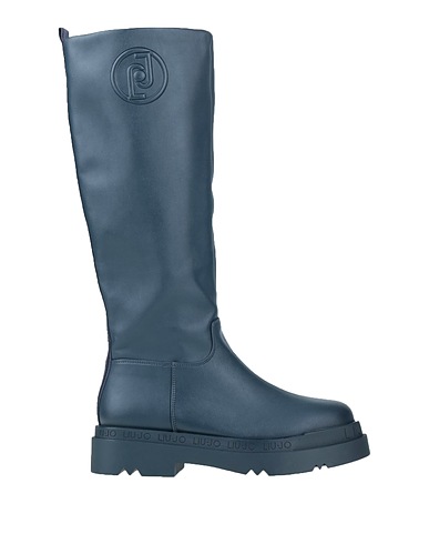 LIU •JO Boots Navy blue Soft Leather