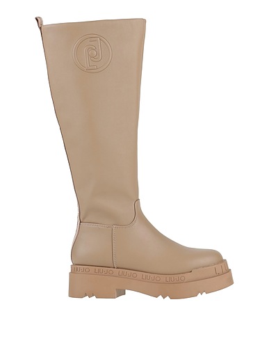 LIU •JO Boots Khaki Soft Leather