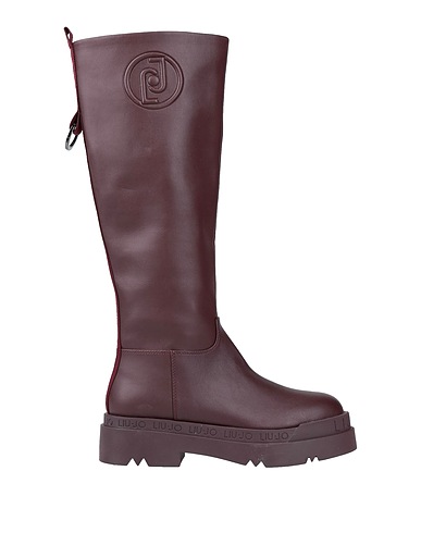 LIU •JO Stiefel Bordeaux Leder