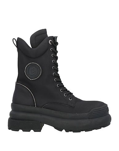 LIU •JO Ankle boot Black Textile fibres