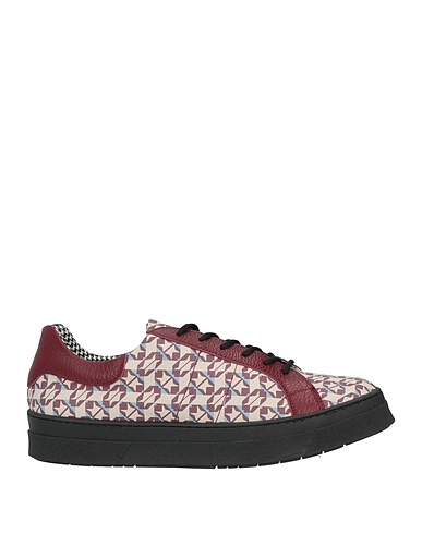 POLLINI Sneakers Burgundy Soft Leather