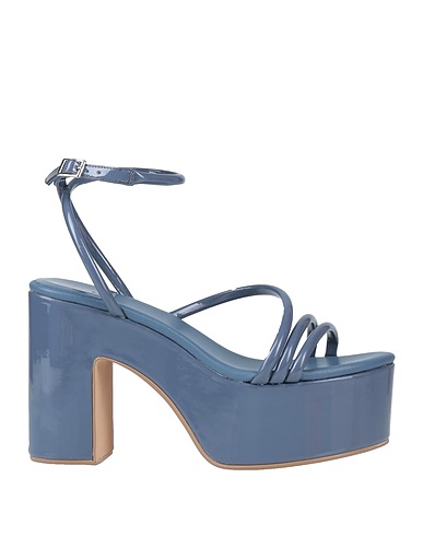 JEFFREY CAMPBELL Sandals Slate blue Textile fibers