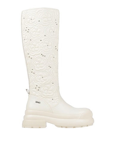 LIU •JO Boots Ivory Textile fibers
