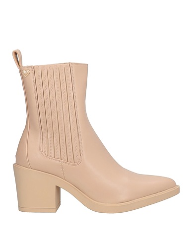 TUA BY BRACCIALINI Ankle boot Beige Textile fibres