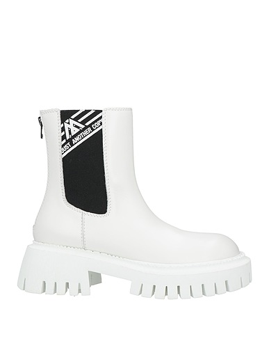 JUST ANOTHER COPY Stiefelette Weiß Leder