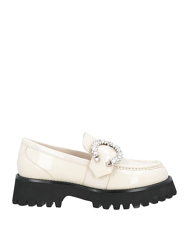 JEFFREY CAMPBELL モカシン アイボリー ポリウレタン
