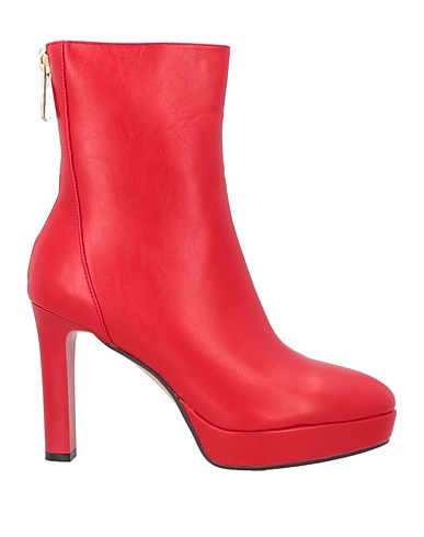 TUA BY BRACCIALINI Stiefelette Rot Gewebefasern