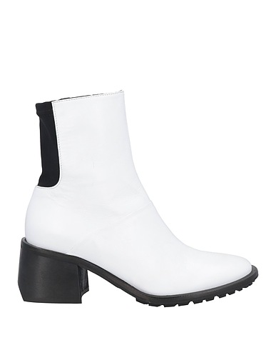 MALLONI Stivaletti Bianco Pelle