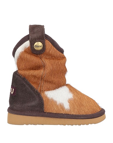 MOU Ankle boot Camel Calf hair, Sheepskin