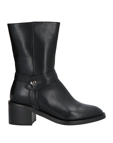 TUA BY BRACCIALINI Ankle boot Black Textile fibers