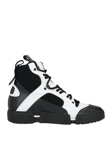 IXOS Sneakers Black Soft Leather, Textile fibres