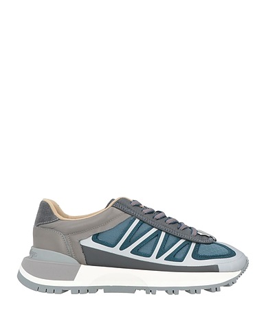 MAISON MARGIELA Sneakers Grey Soft Leather, Textile fibres
