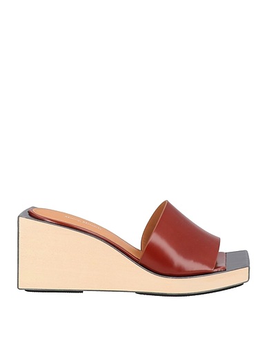 MAISON MARGIELA Sandals Brown Soft Leather