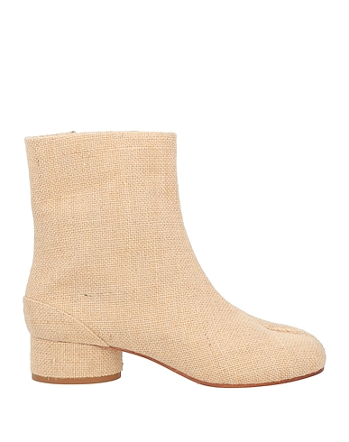MAISON MARGIELA Ankle boot Beige Textile fibers