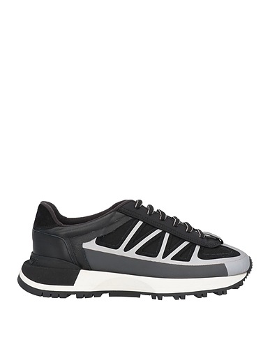 MAISON MARGIELA Sneakers Schwarz Leder, Gewebefasern