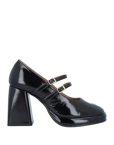 EMANUÉLLE VEE Court Black Soft Leather