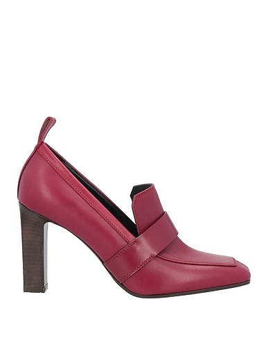 LELLA BALDI Loafers Burgundy Soft Leather