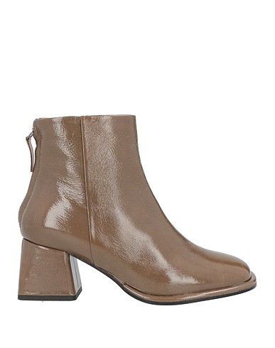 EMANUÉLLE VEE Ankle boot Khaki Soft Leather