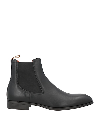 SANTONI Ankle boot Black Leather